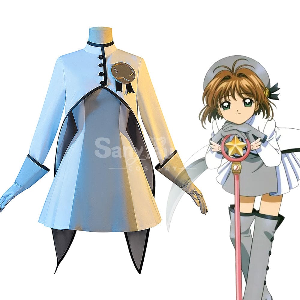 【In Stock】Anime Cardcaptor Sakura Cosplay Sakura Kinomoto Cosplay Costume Cosplay Costumes