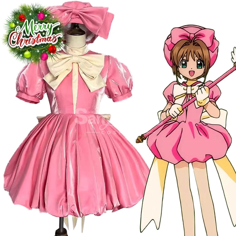 【In Stock】Anime Cardcaptor Sakura Cosplay Sakura Kinomoto Cosplay Costume Cosplay Costumes