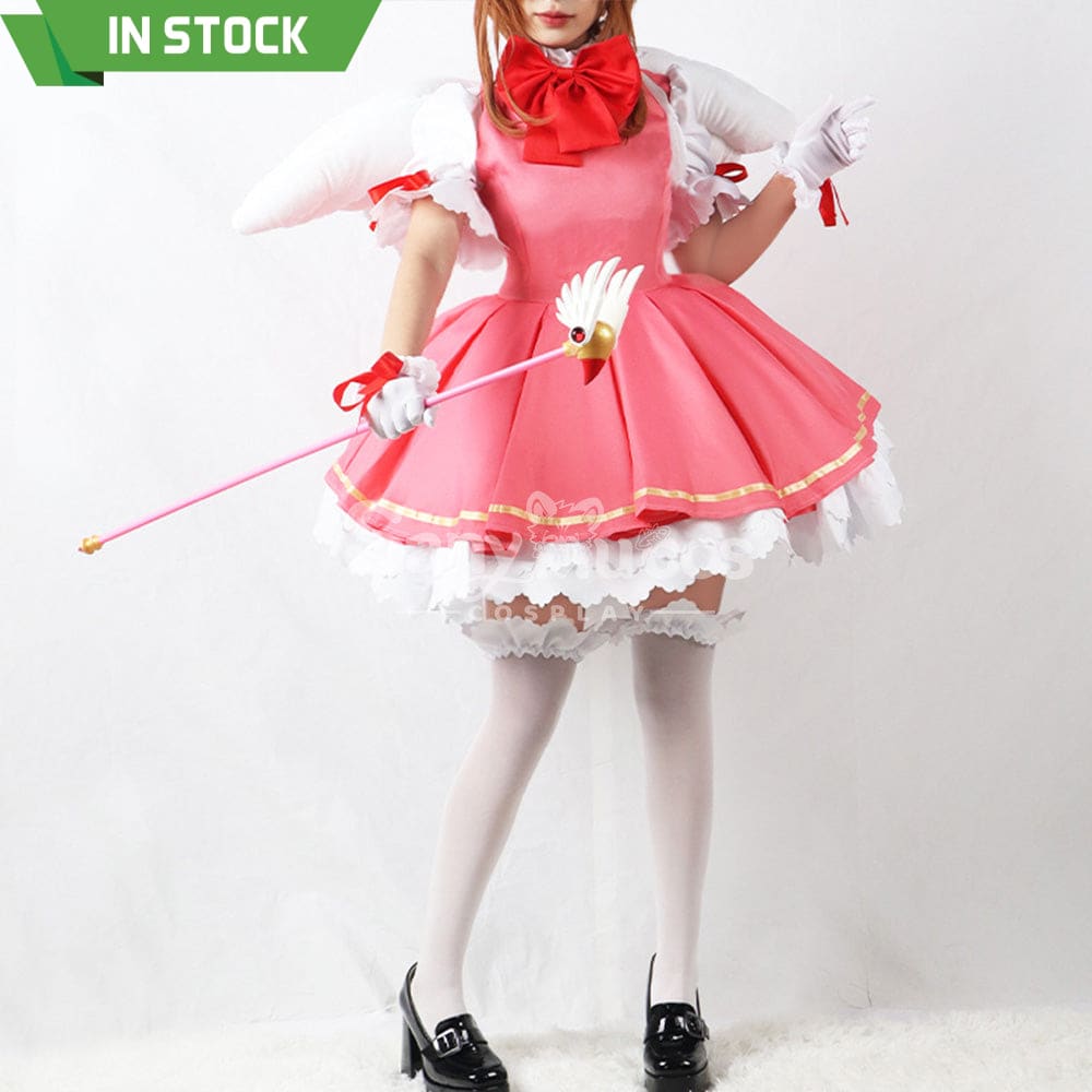 【In Stock】Anime Cardcaptor Sakura Cosplay Kinomoto Costume Costumes