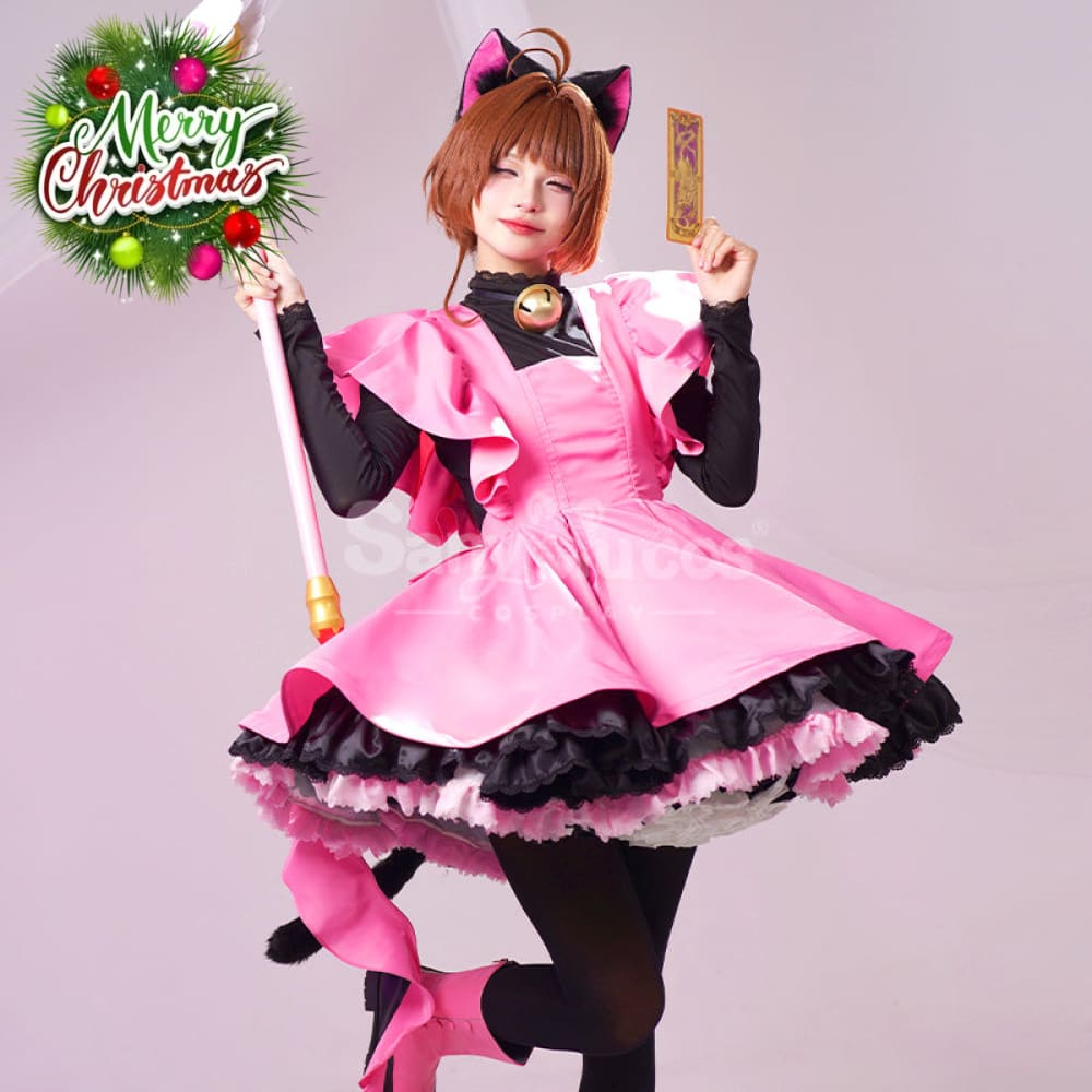 【In Stock】Anime Cardcaptor Sakura Cosplay Kinomoto Sakura Cosplay Costume Cosplay Costumes