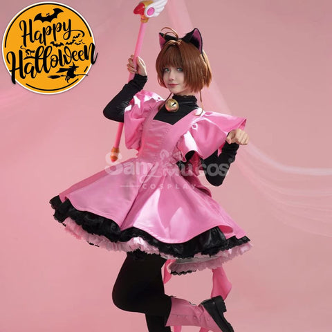 【In Stock】Anime Cardcaptor Sakura Cosplay Kinomoto Sakura Cosplay Costume Cosplay Costumes