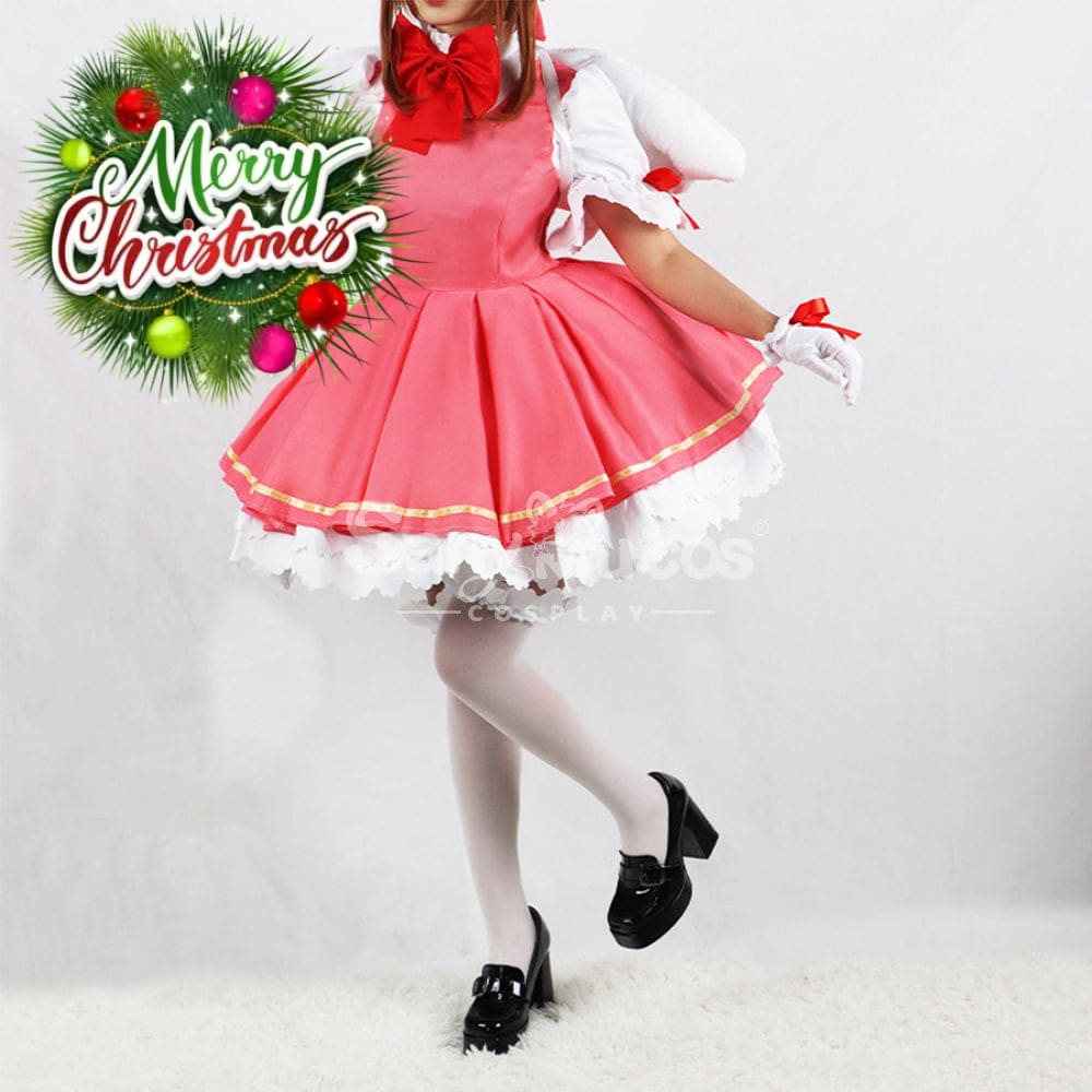 【In Stock】Anime Cardcaptor Sakura Cosplay Kinomoto Costume Costumes