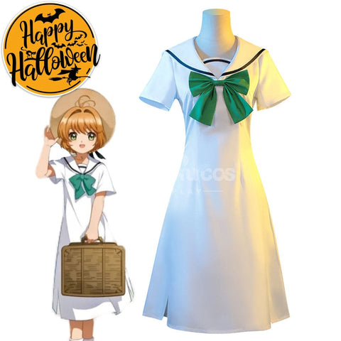 【In Stock】Anime Cardcaptor Sakura Cosplay Sakura Kinomoto Dress Cosplay Costume Cosplay Costumes