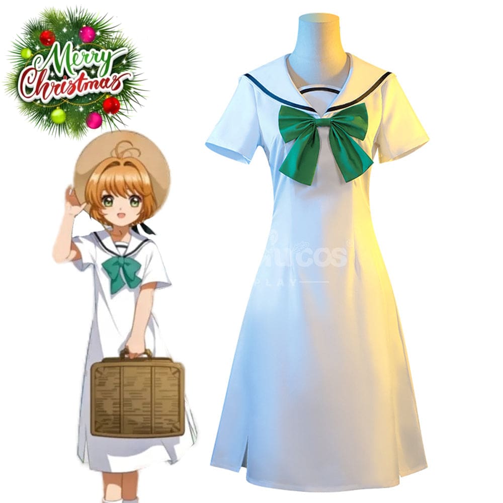 【In Stock】Anime Cardcaptor Sakura Cosplay Sakura Kinomoto Dress Cosplay Costume Cosplay Costumes