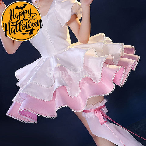 【In Stock】Anime Cardcaptor Sakura Cosplay Sakura Kinomoto Pink and white Dress Cosplay Costume Cosplay Costumes