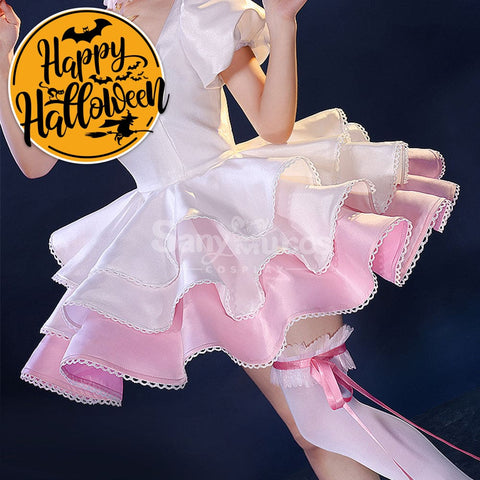 【In Stock】Anime Cardcaptor Sakura Cosplay Sakura Kinomoto Pink and white Dress Cosplay Costume Cosplay Costumes