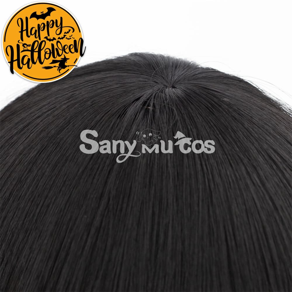 Anime Chainsaw Man 2 Hirofumi Yoshida Cosplay Wig Short Black Wig