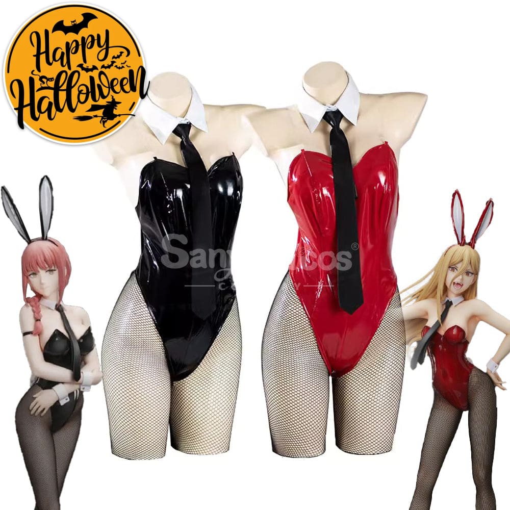 【In Stock】Anime Chainsaw Man Cosplay Bunny Girl Makima/Power Costume Costumes