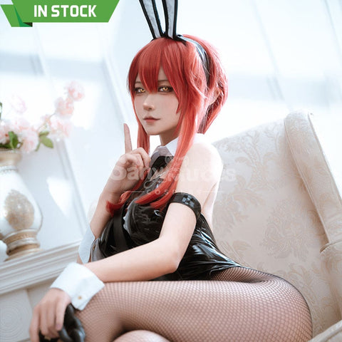 【In Stock】Anime Chainsaw Man Cosplay Bunny Girl Makima/Power Costume Costumes