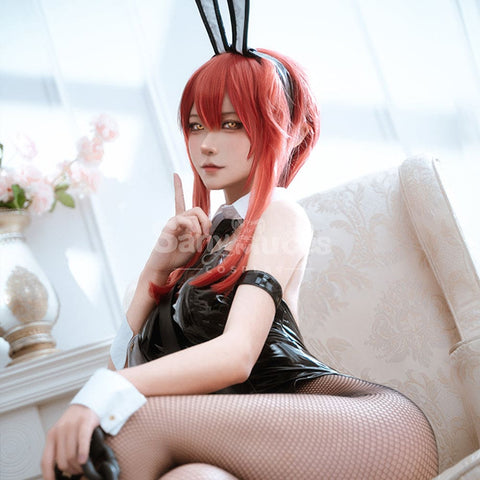 【In Stock】Anime Chainsaw Man Cosplay Bunny Girl Makima/Power Costume Costumes