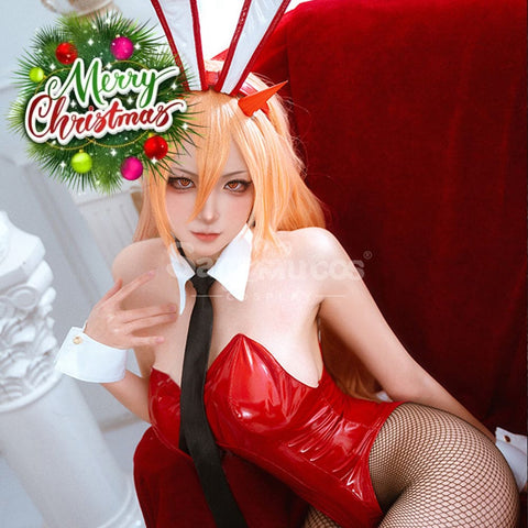 【In Stock】Anime Chainsaw Man Cosplay Bunny Girl Makima/Power Costume Power / S Costumes