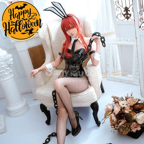 【In Stock】Anime Chainsaw Man Cosplay Bunny Girl Makima/Power Costume Makima / S Costumes