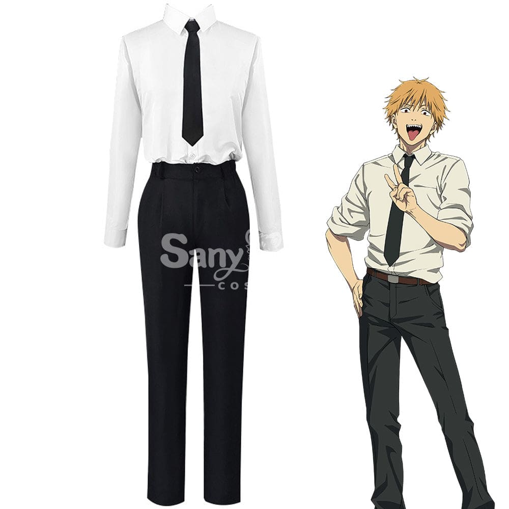 【In Stock】Anime Chainsaw Man Cosplay Denji Costume Costumes