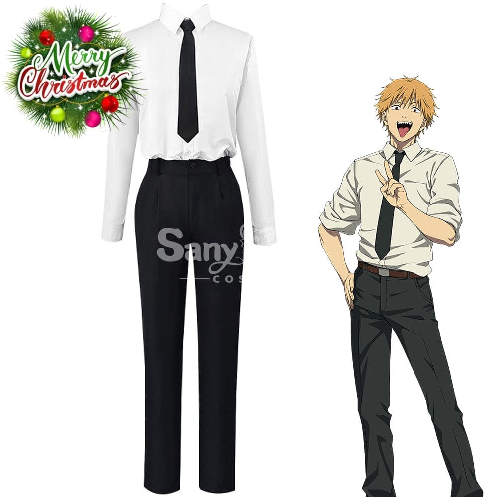 【In Stock】Anime Chainsaw Man Cosplay Denji Costume Costumes