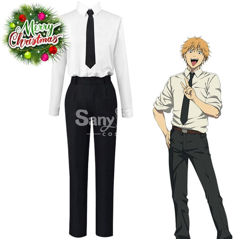 【In Stock】Anime Chainsaw Man Cosplay Denji Costume Costumes