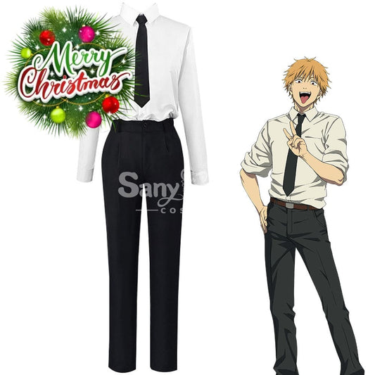 【In Stock】Anime Chainsaw Man Cosplay Denji Costume Costumes 1000