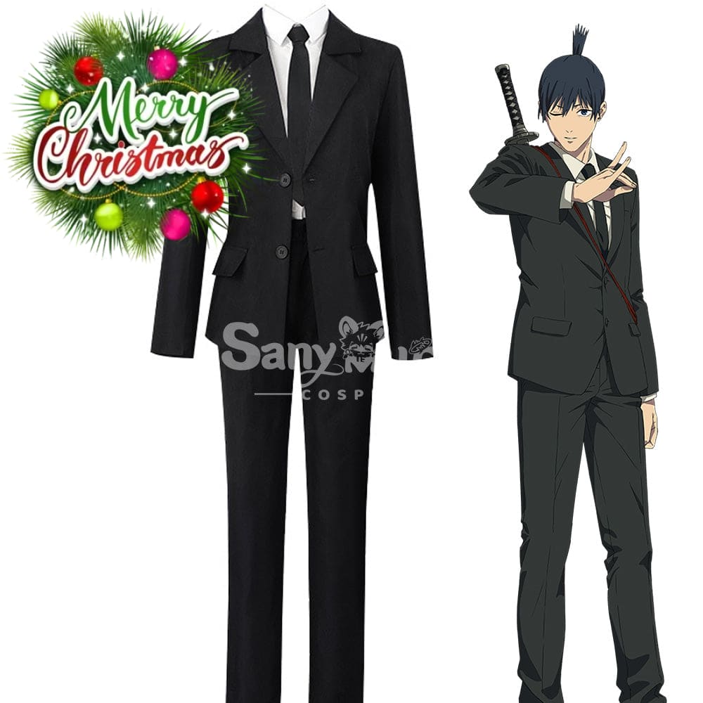 【In Stock】Anime Chainsaw Man Cosplay Hayakawa Aki Costume Costumes