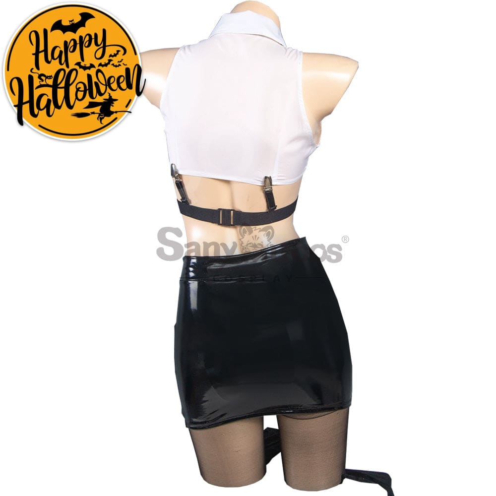 【In Stock】Anime Chainsaw Man Cosplay Office Lady Makima Costume Costumes
