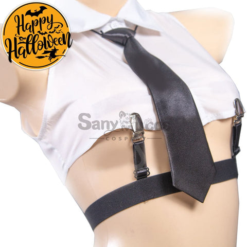 【In Stock】Anime Chainsaw Man Cosplay Office Lady Makima Costume Costumes