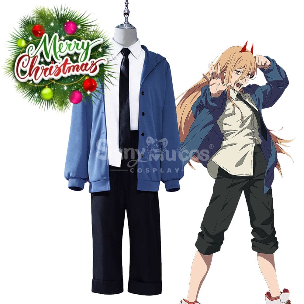 【In Stock】Anime Chainsaw Man Cosplay Power Costume Costumes