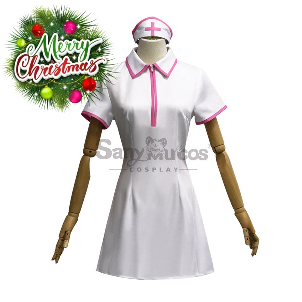 【In Stock】Anime Chainsaw Man Cosplay The Nurse Outfit Makima Costume Costumes