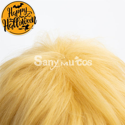 Anime Chainsaw Man Denji Light Blonde Color Short Hair Cosplay Wig