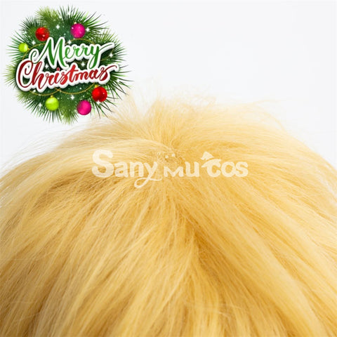 Anime Chainsaw Man Denji Light Blonde Color Short Hair Cosplay Wig