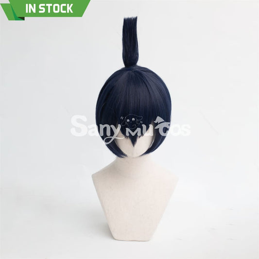 Anime Chainsaw Man Hayakawa Aki Cosplay Wig Short Blue Wig 1000