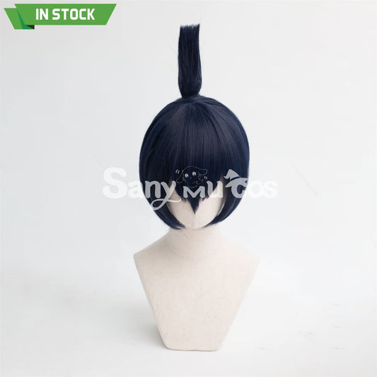 Anime Chainsaw Man Hayakawa Aki Cosplay Wig Short Blue Wig 1000