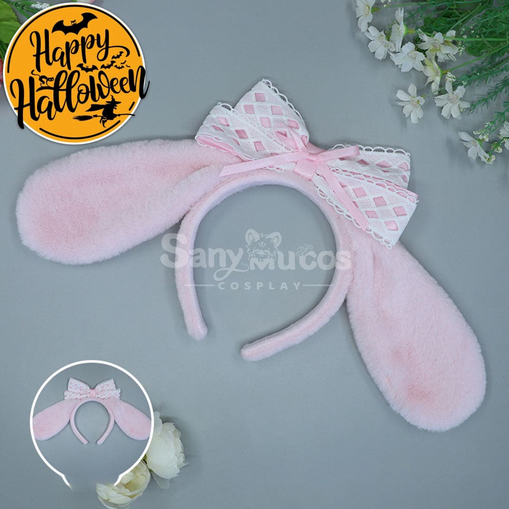 【In Stock】Anime Cinnamoroll Cosplay Ears Hairband Props Pink Prop