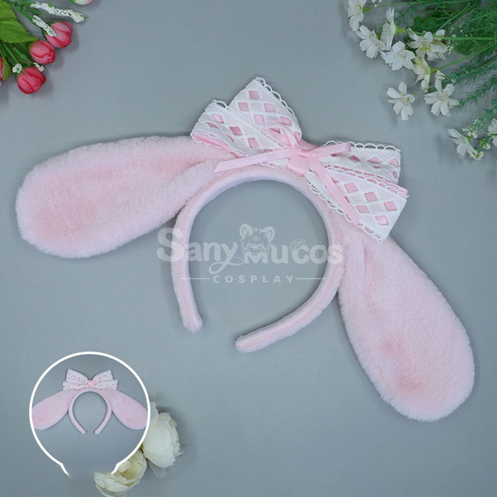 【In Stock】Anime Cinnamoroll Cosplay Ears Hairband Props Pink Prop