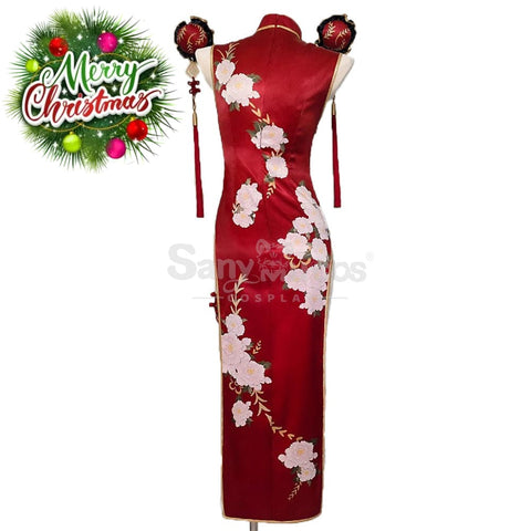 【In Stock】Anime Code Geass Cosplay C.c. Christmas Cheongsam Costume Costumes