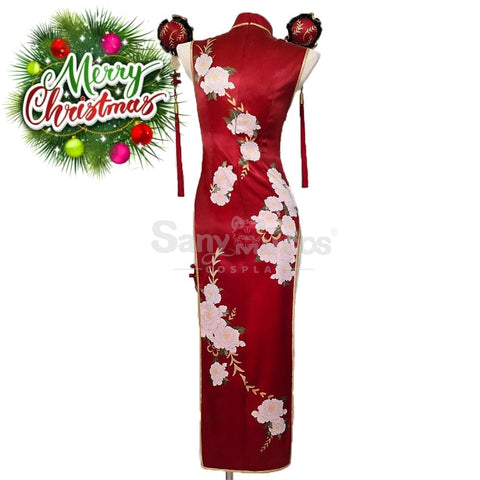 【In Stock】Anime Code Geass Cosplay C.c. Christmas Cheongsam Costume Costumes