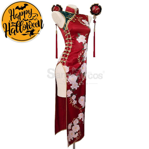 【In Stock】Anime Code Geass Cosplay C.c. Christmas Cheongsam Costume Costumes