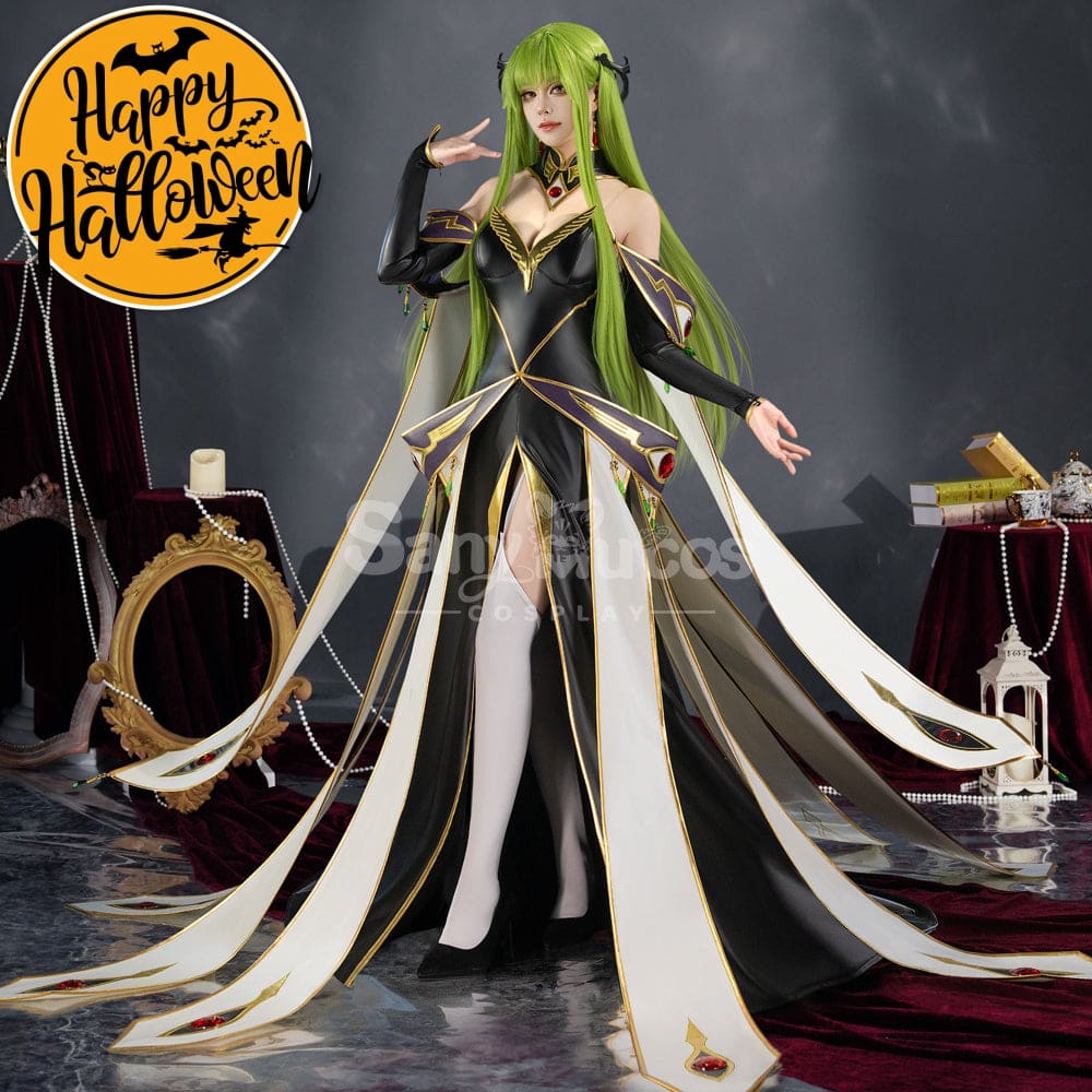 【Pre-Sale】Anime Code Geass Cosplay C.C. Queen Cosplay Costume Cosplay Costumes