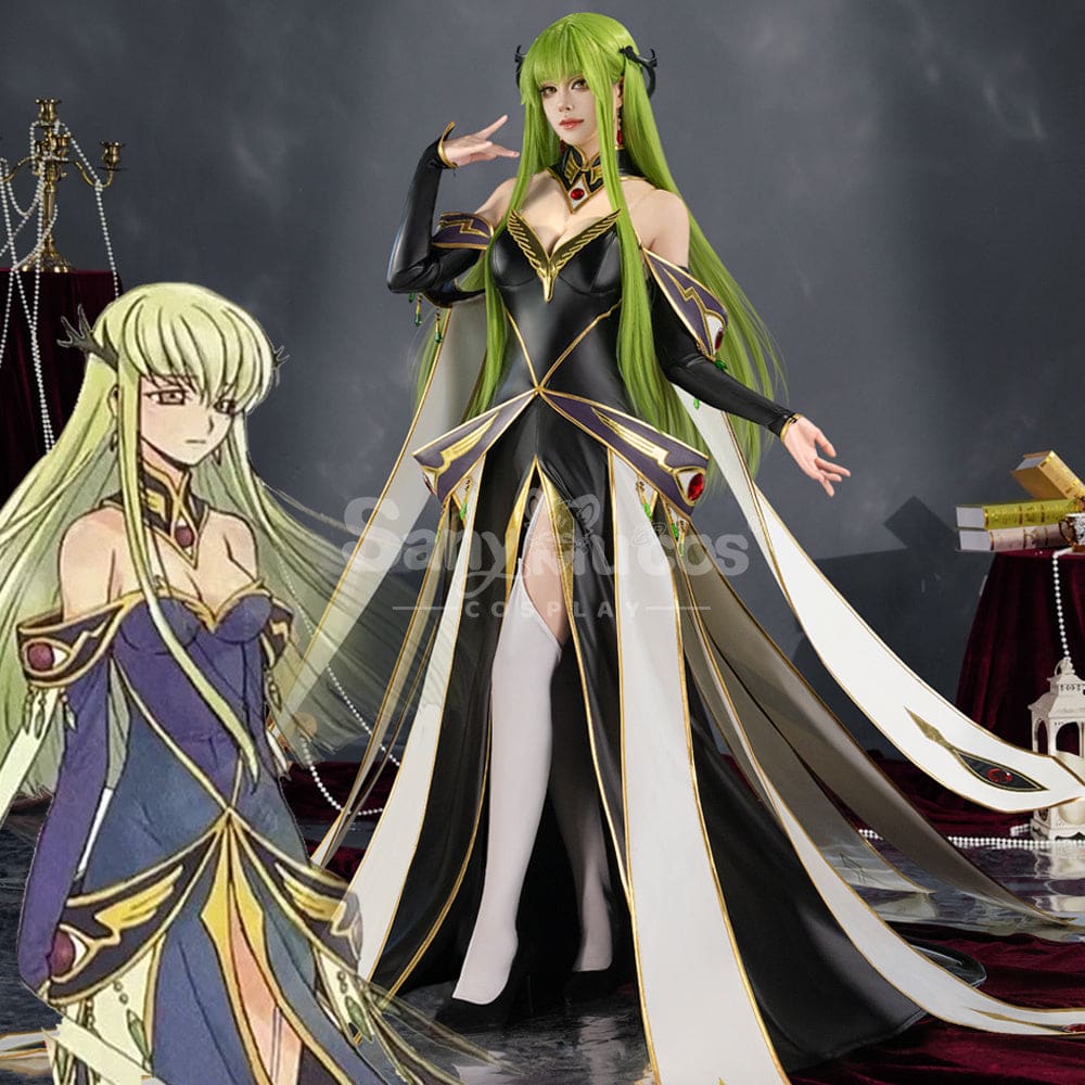 【Pre-Sale】Anime Code Geass Cosplay C.C. Queen Cosplay Costume Cosplay Costumes