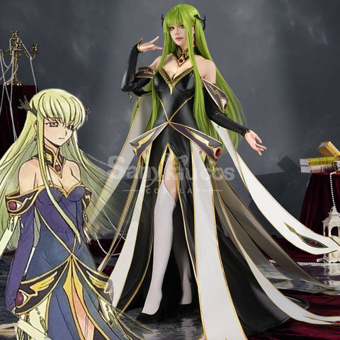 【Pre-Sale】Anime Code Geass Cosplay C.C. Queen Cosplay Costume Cosplay Costumes