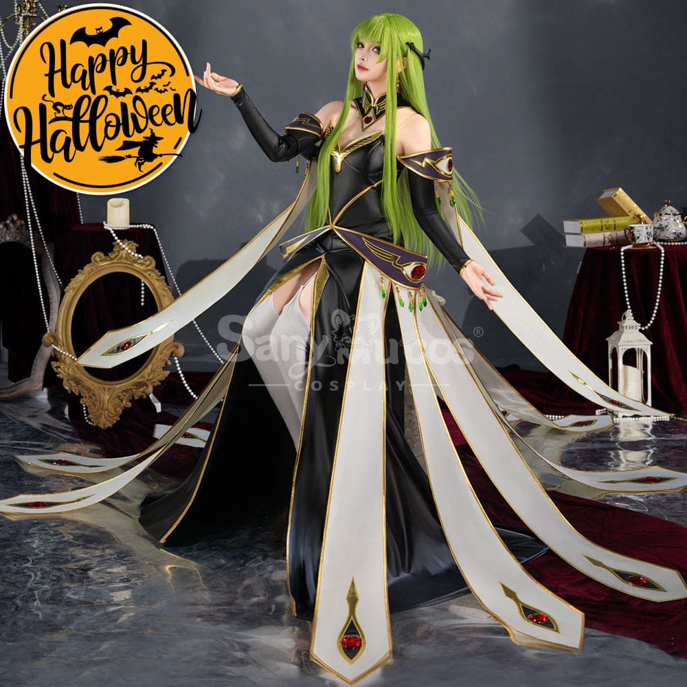 【Pre-Sale】Anime Code Geass Cosplay C.C. Queen Cosplay Costume Cosplay Costumes