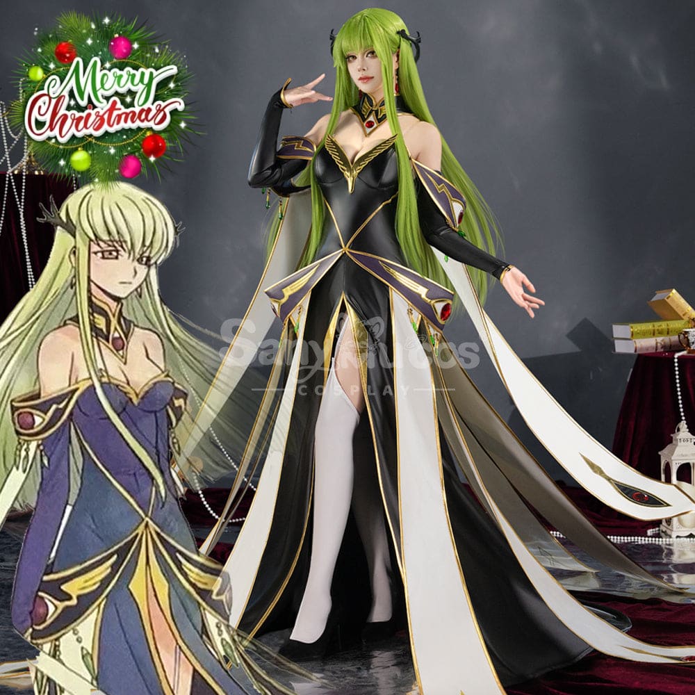 【Pre-Sale】Anime Code Geass Cosplay C.C. Queen Cosplay Costume Cosplay Costumes