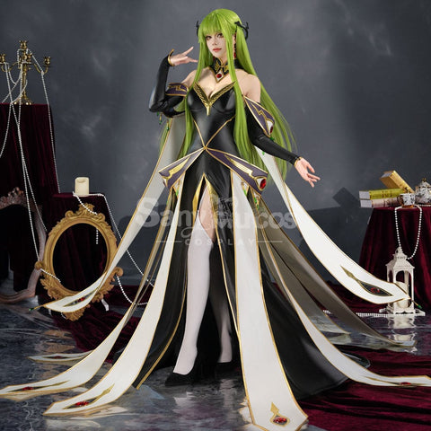 【Pre-Sale】Anime Code Geass Cosplay C.C. Queen Cosplay Costume Cosplay Costumes