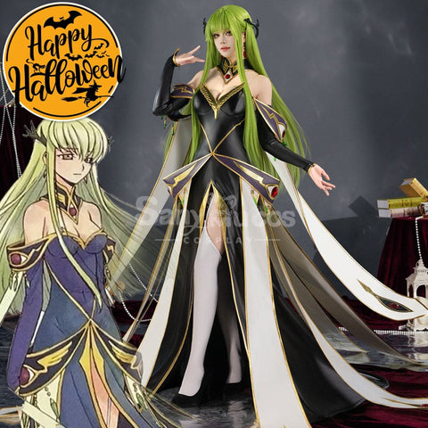 【Pre-Sale】Anime Code Geass Cosplay C.C. Queen Cosplay Costume Cosplay Costumes