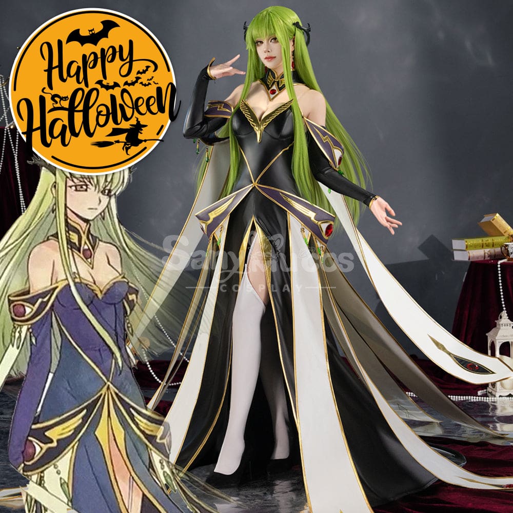 【Pre-Sale】Anime Code Geass Cosplay C.C. Queen Cosplay Costume Cosplay Costumes