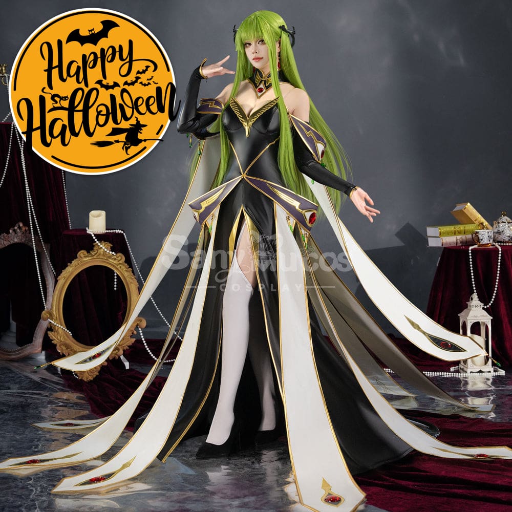 【Pre-Sale】Anime Code Geass Cosplay C.C. Queen Cosplay Costume Cosplay Costumes
