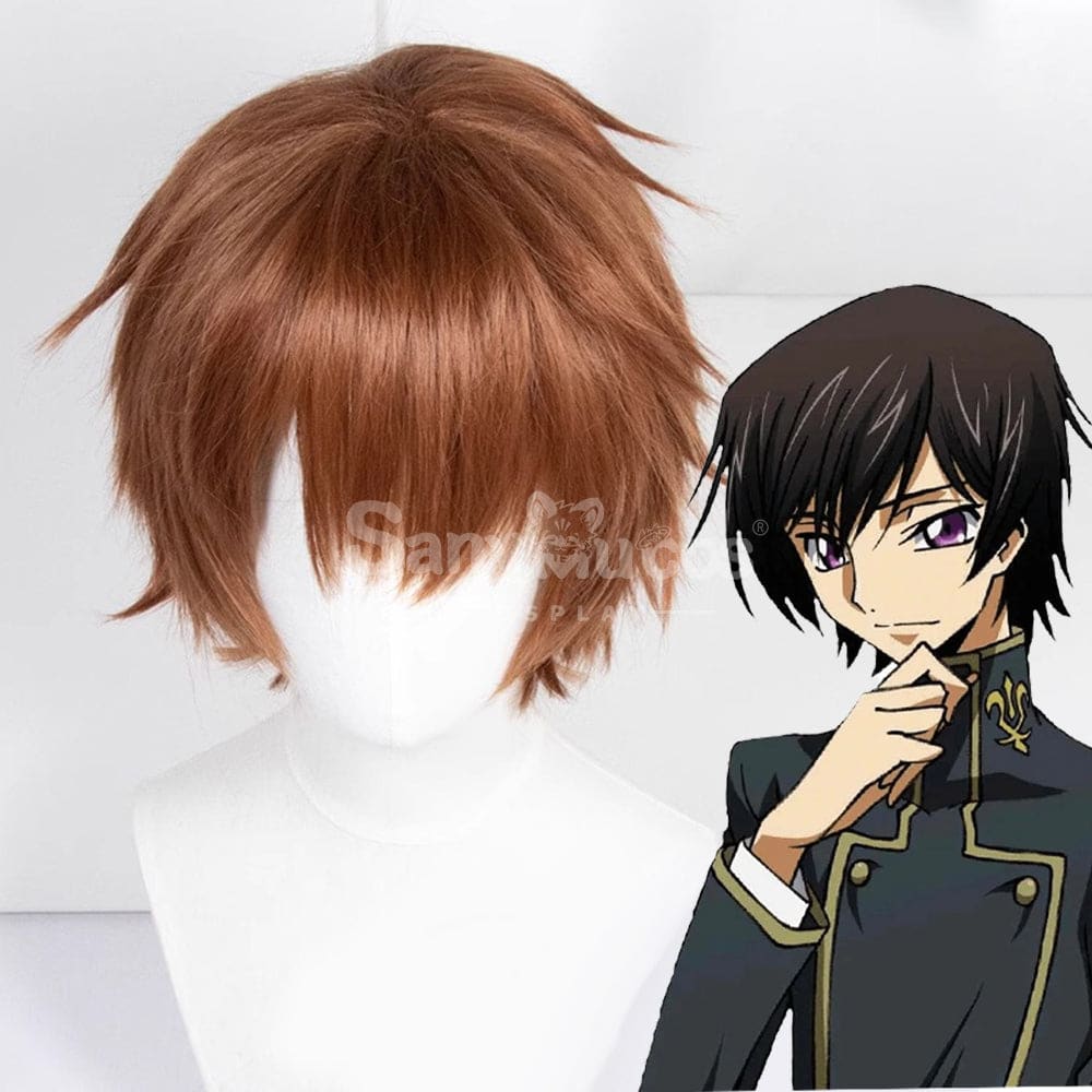 【In Stock】Anime Code Geass Cosplay Suzaku Kururugi Cosplay Wig Cosplay Wigs