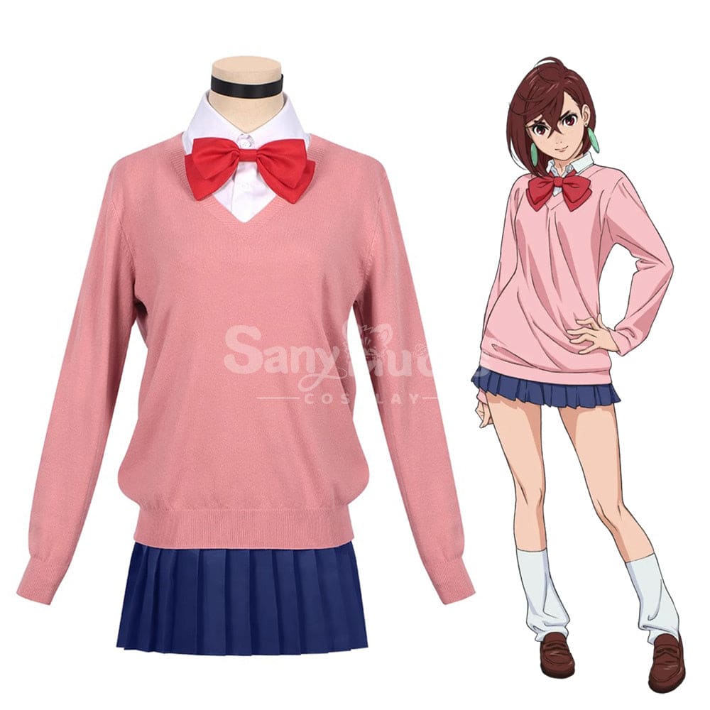 【In Stock】Anime Dandadan Cosplay Ayase Momo School Uniform Cosplay Costume Cosplay Costumes
