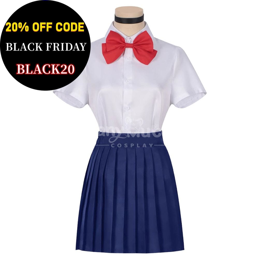 【In Stock】Anime Dandadan Cosplay Ayase Momo School Uniform Costume Costumes