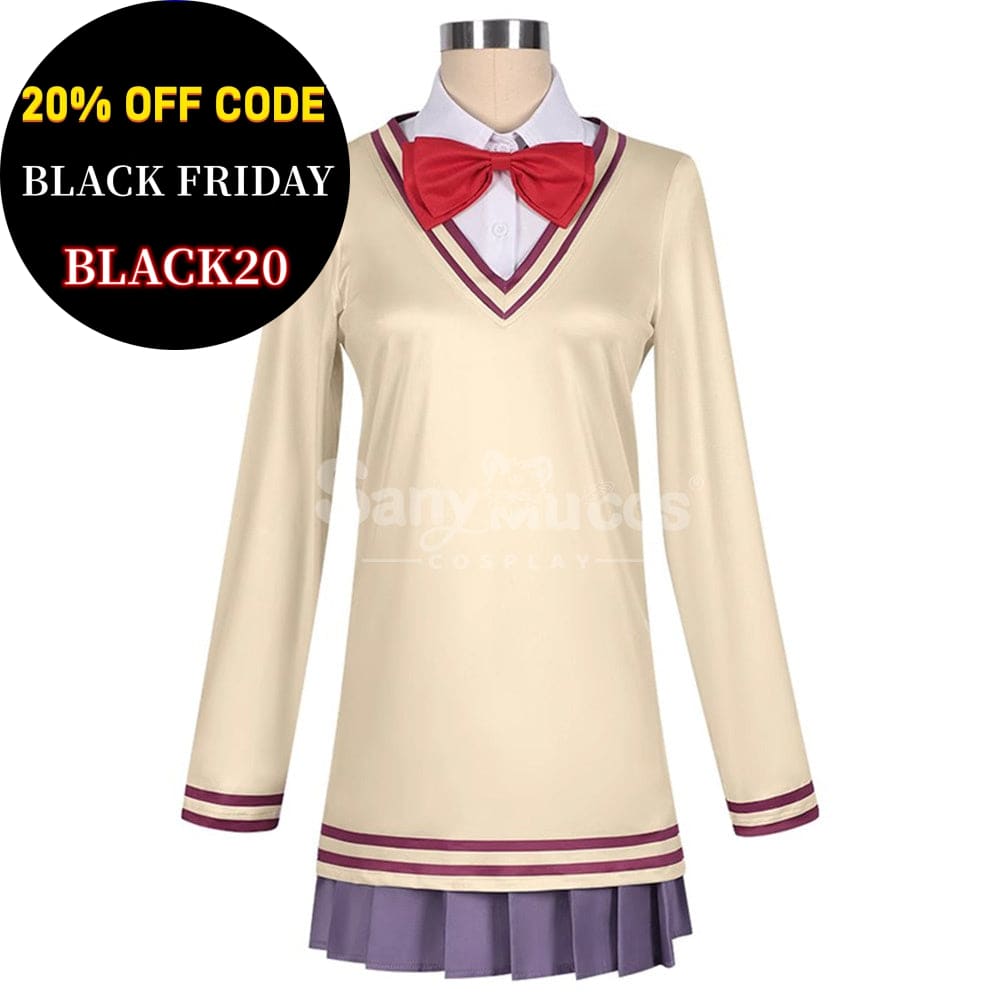 【In Stock】Anime Dandadan Cosplay Shiratori Aira School Uniform Costume Costumes