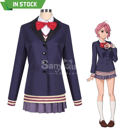 【In Stock】Anime Dandadan Cosplay Shiratori Aira School Uniform Costume Costumes 1000