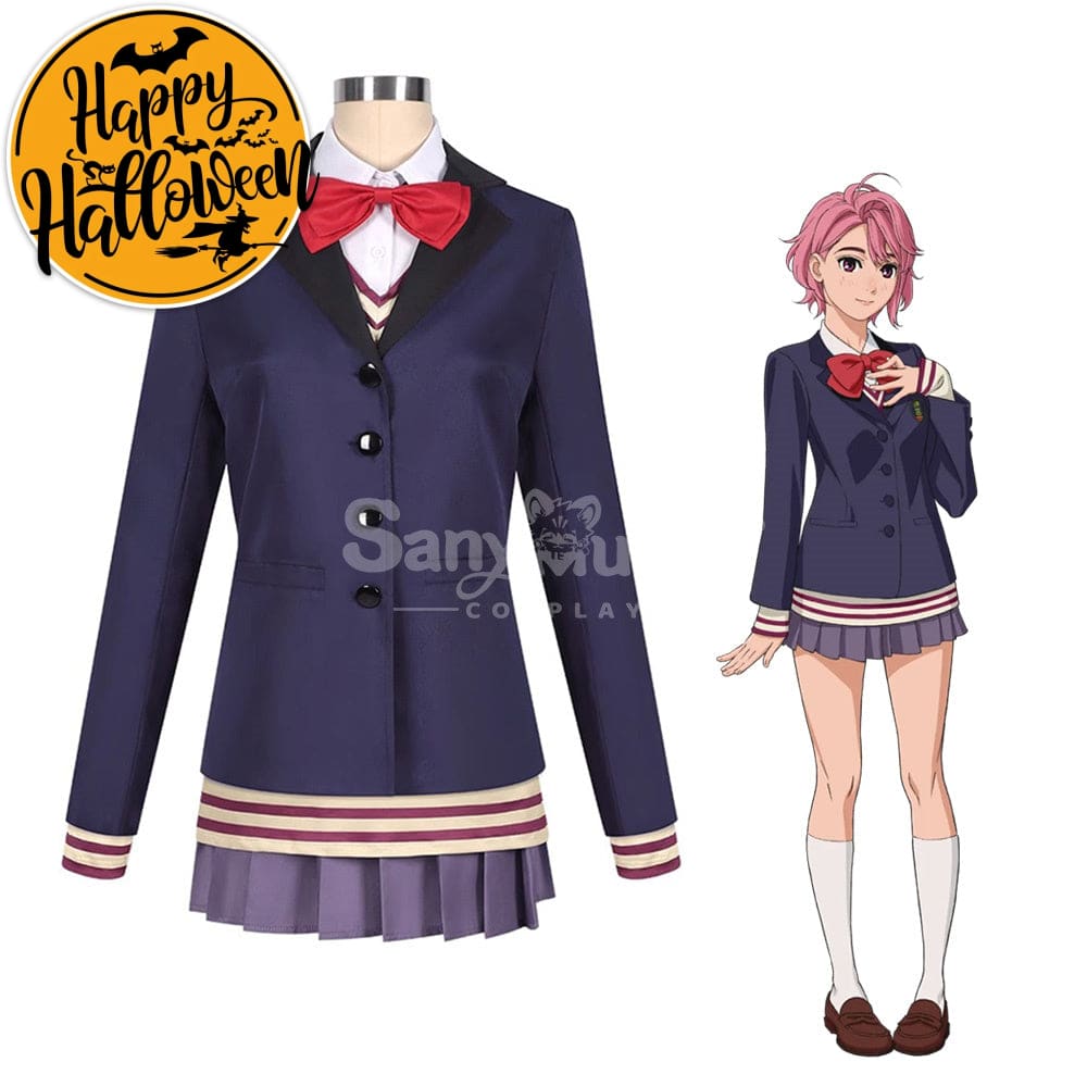 【In Stock】Anime Dandadan Cosplay Shiratori Aira School Uniform Costume Costumes