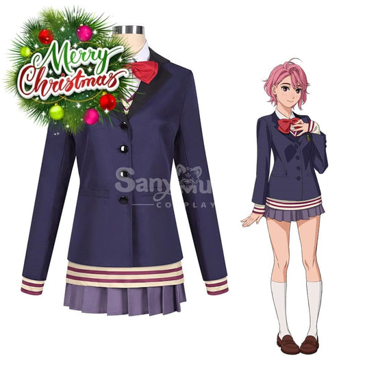 【In Stock】Anime Dandadan Cosplay Shiratori Aira School Uniform Costume Costumes 1000